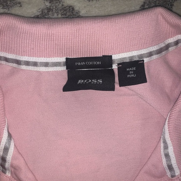 Hugo Boss Pink/Salmon Polo - Picture 2 of 3